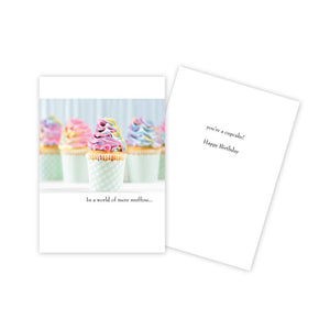 Frosted Cupcakes Birthday Card