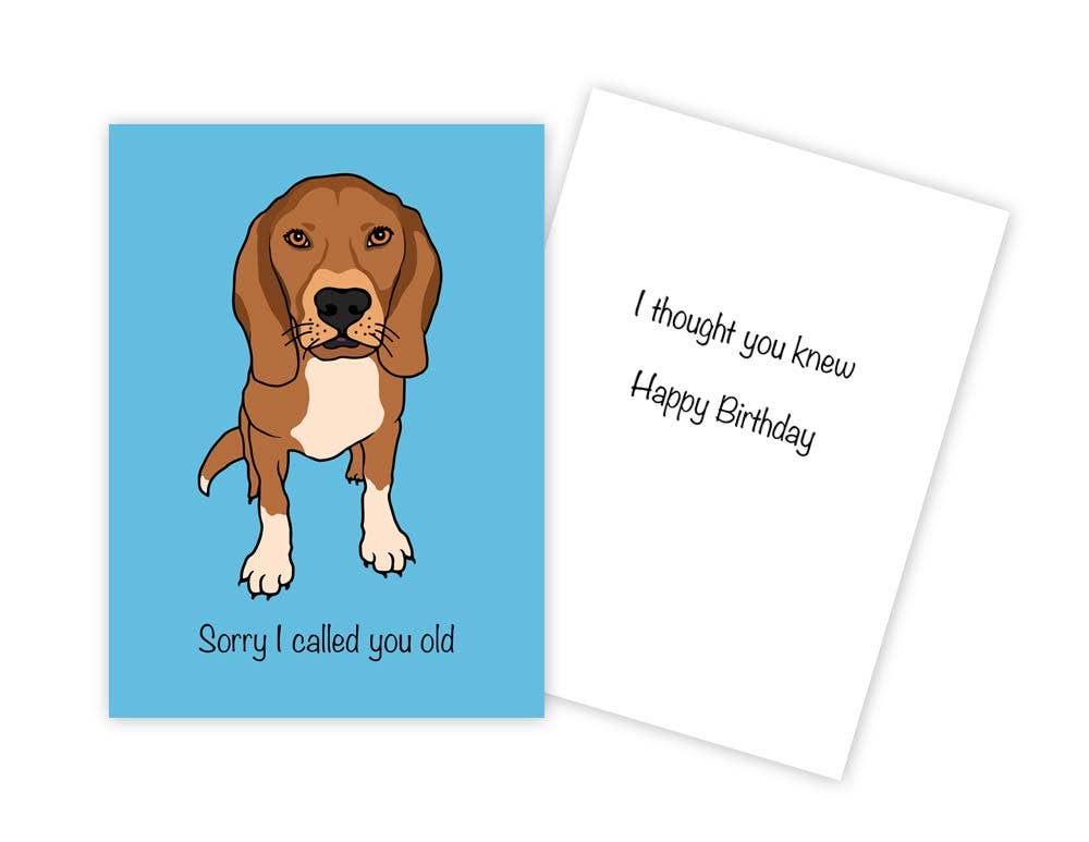 Funny Dog Birthday Card