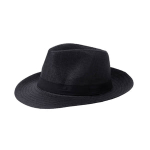 Spring/Summer Wide Brim Fedora Hat: S/M / Straw