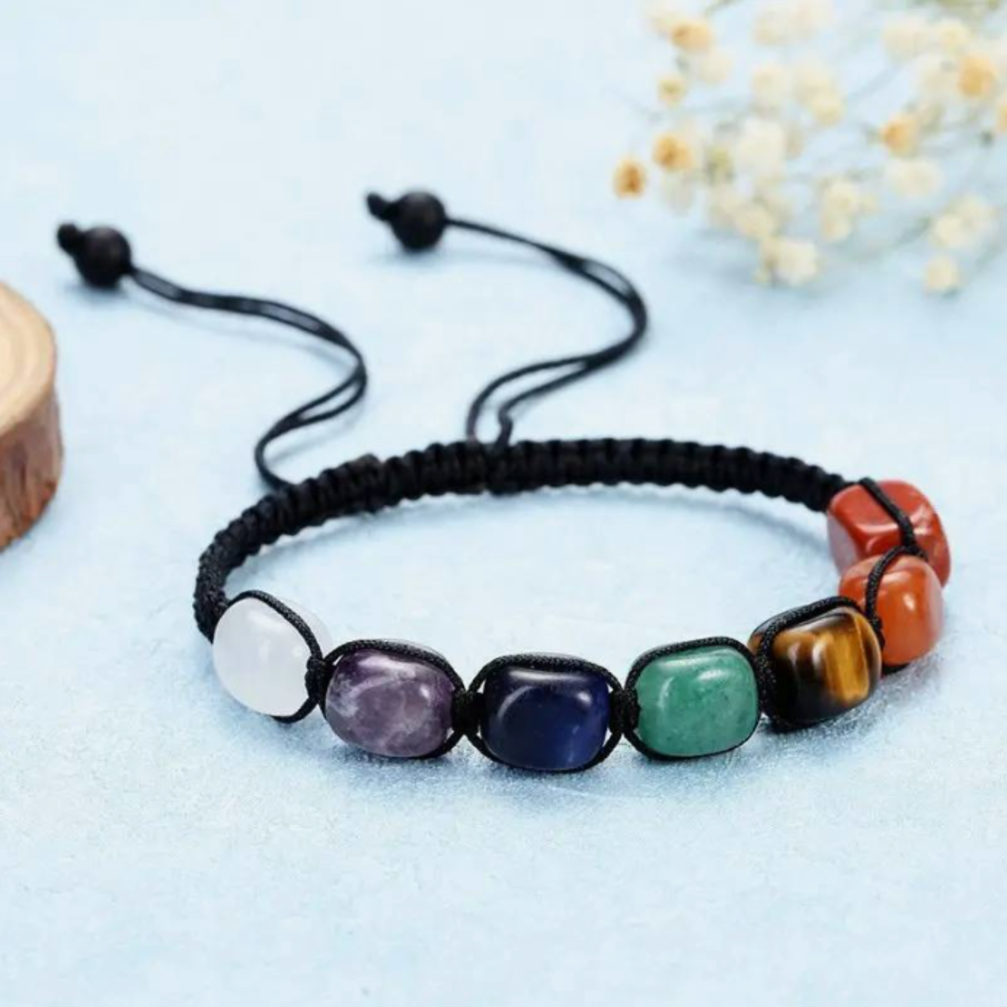 7 Chakra Stone Bracelet