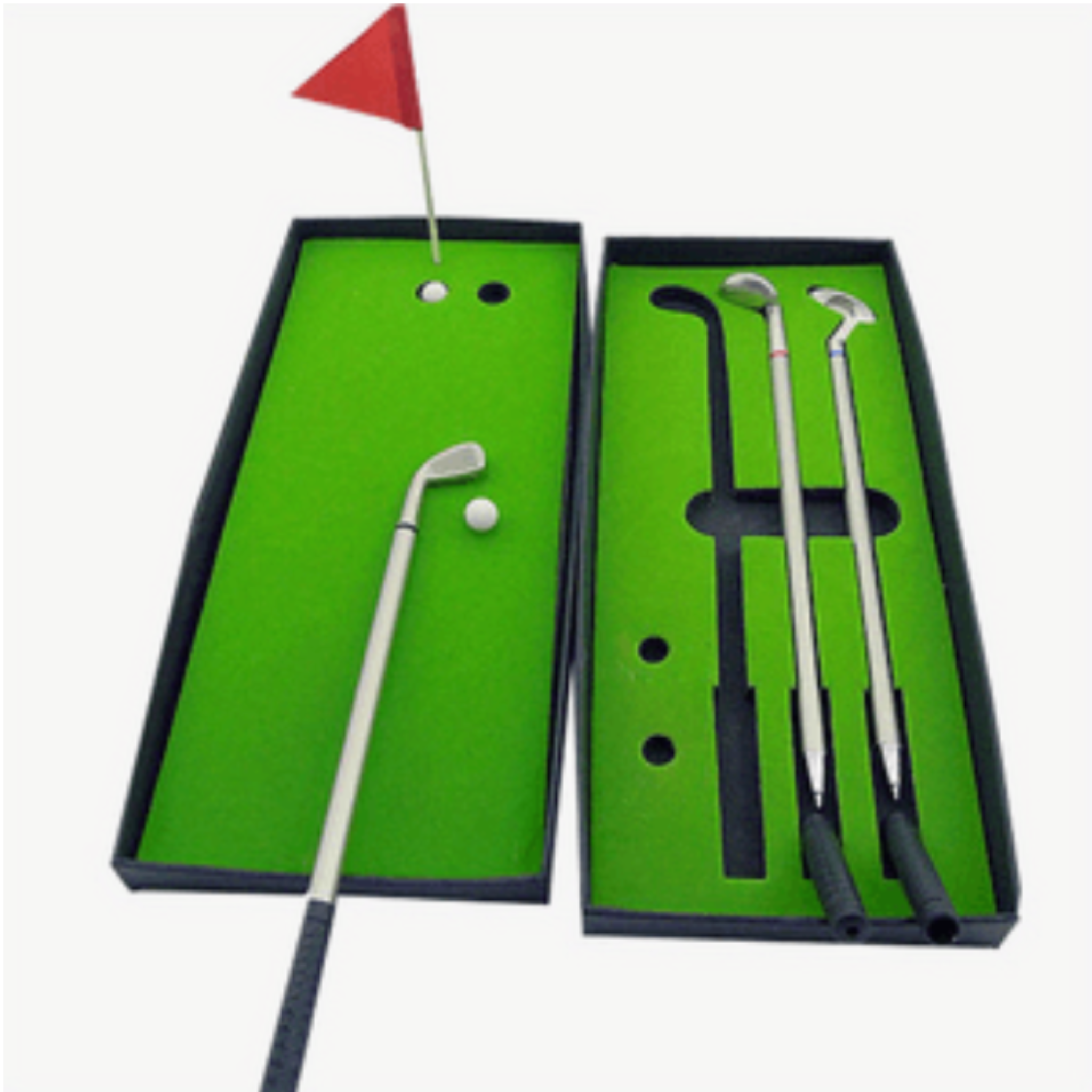 Golf Clubs Metal Gift Pens Set