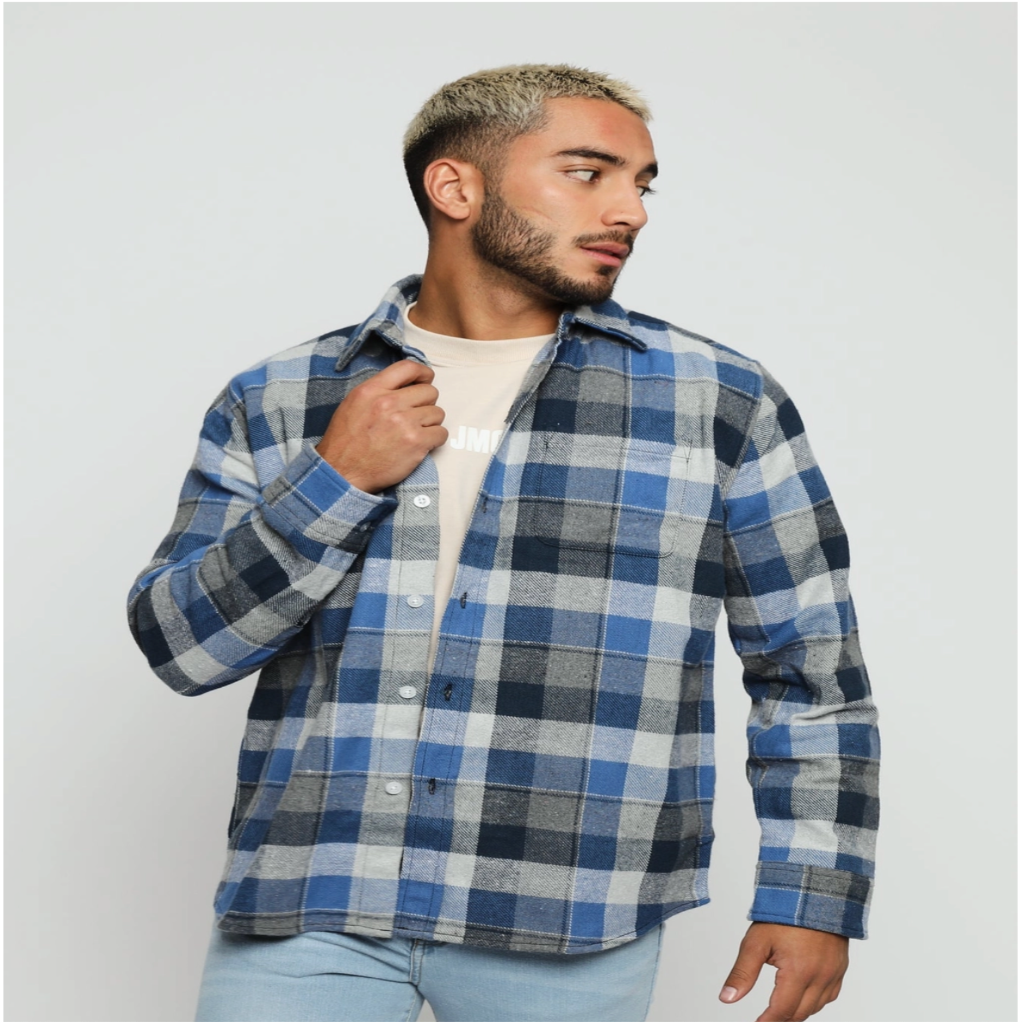 Plaid Flannel Check Shirt