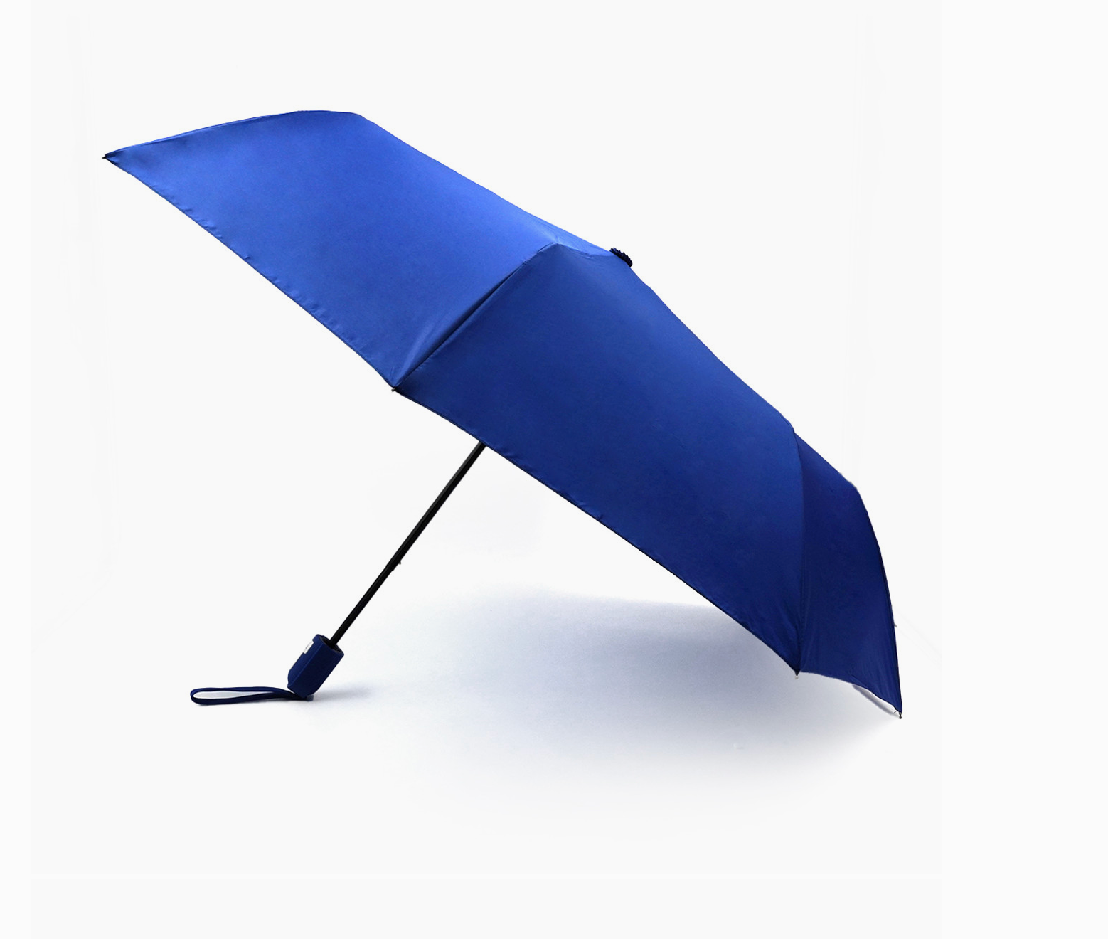 Auto Open Compact Solid Color Travel Umbrella