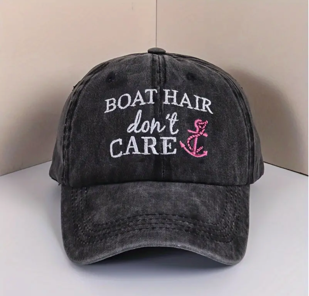 Boat Hair Don't Care Hat Cap