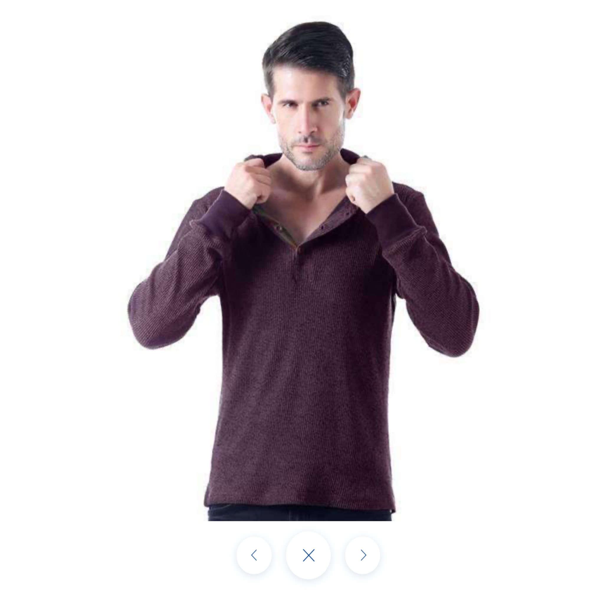 MAD HOODED HENLEY SHIRT