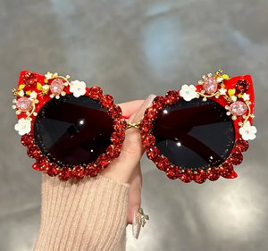 Blingy Rhinestone Sunglasses