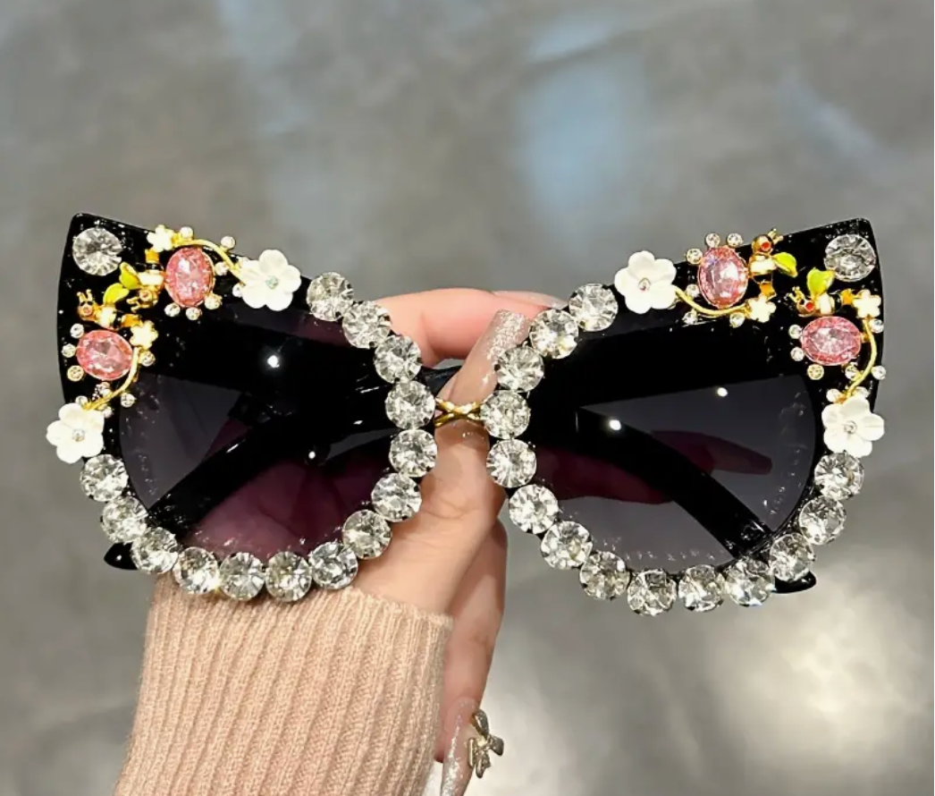 Blingy Rhinestone Sunglasses