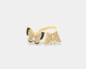 Adjustable Butterfly Rings