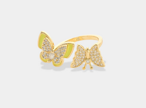 Adjustable Butterfly Rings