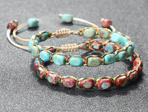 Bohemian Stone Beaded Friendship Bracelet