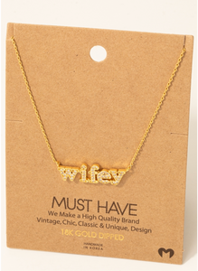 Wifey Necklace