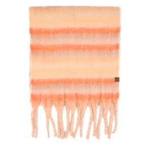 CC Scarf Horizontal Multi Color Stripe