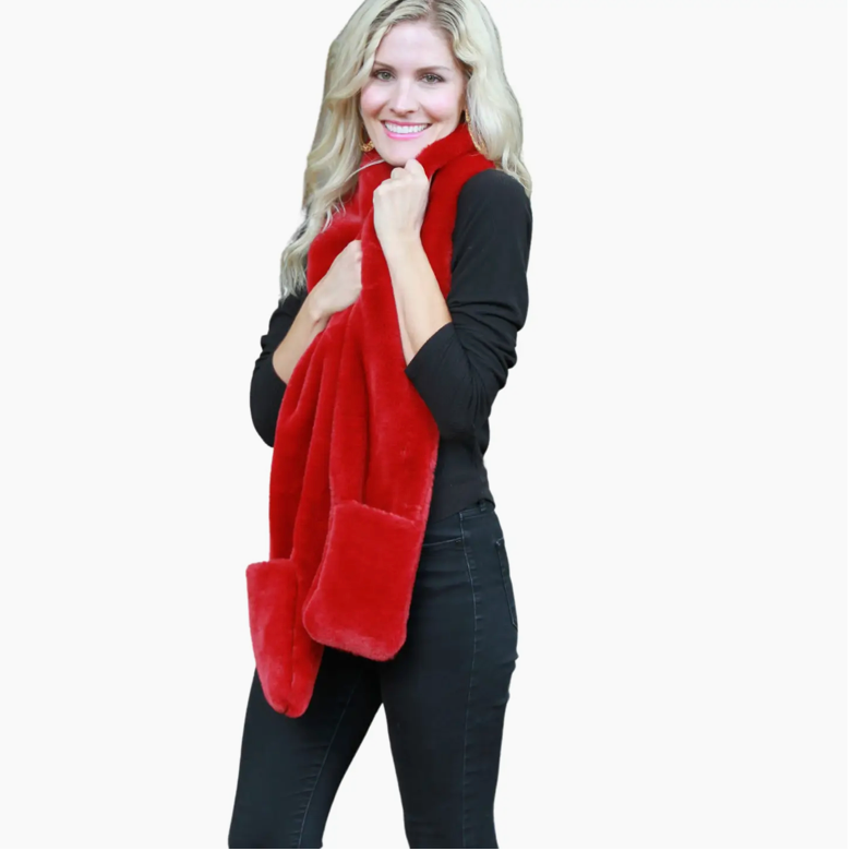 Plush Pocket Scarves