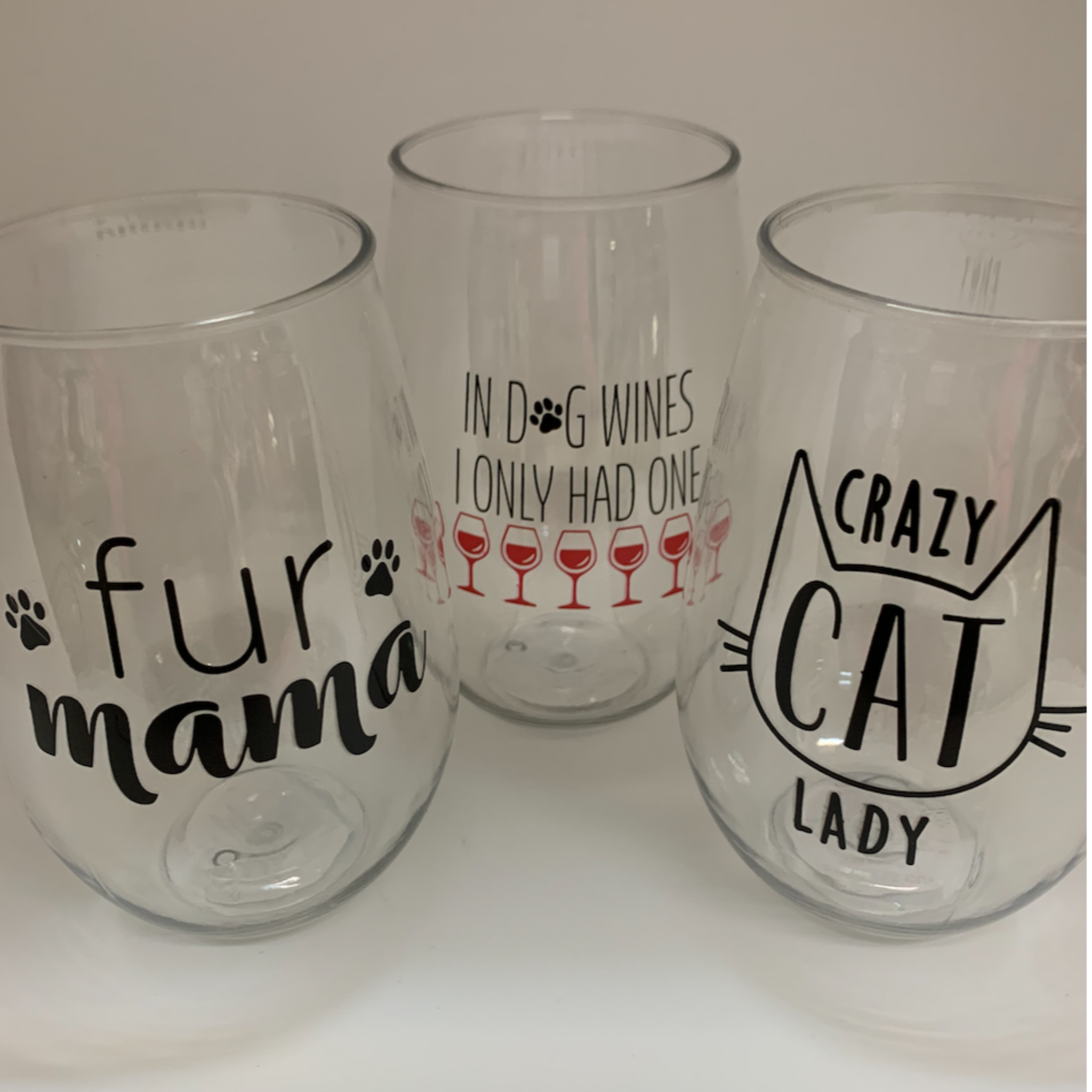 Plastic Cups w/ Pet Sayings