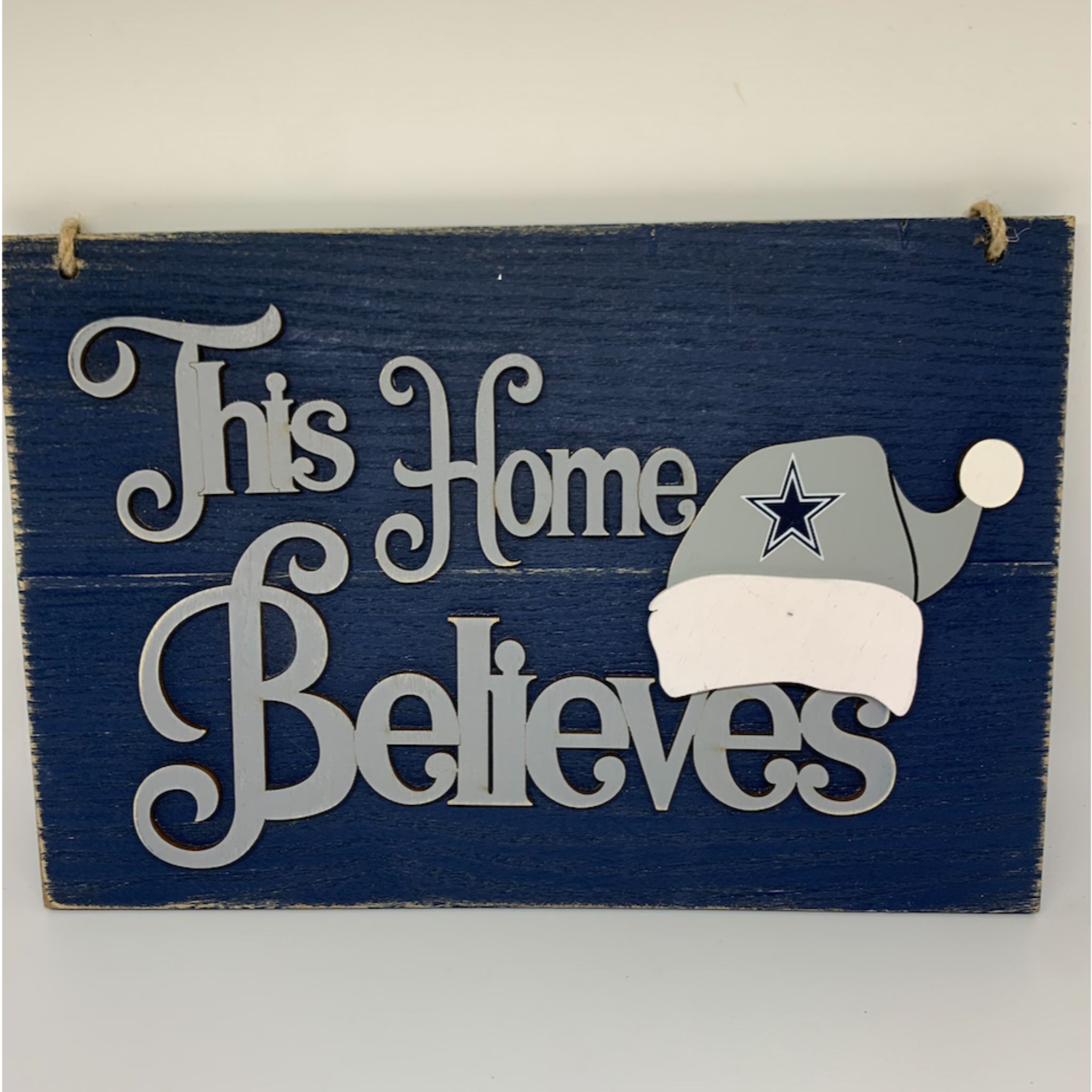 Dallas Cowboy Believe Sign