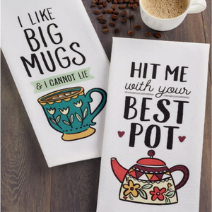 Coffee Love Printed Dishtowels