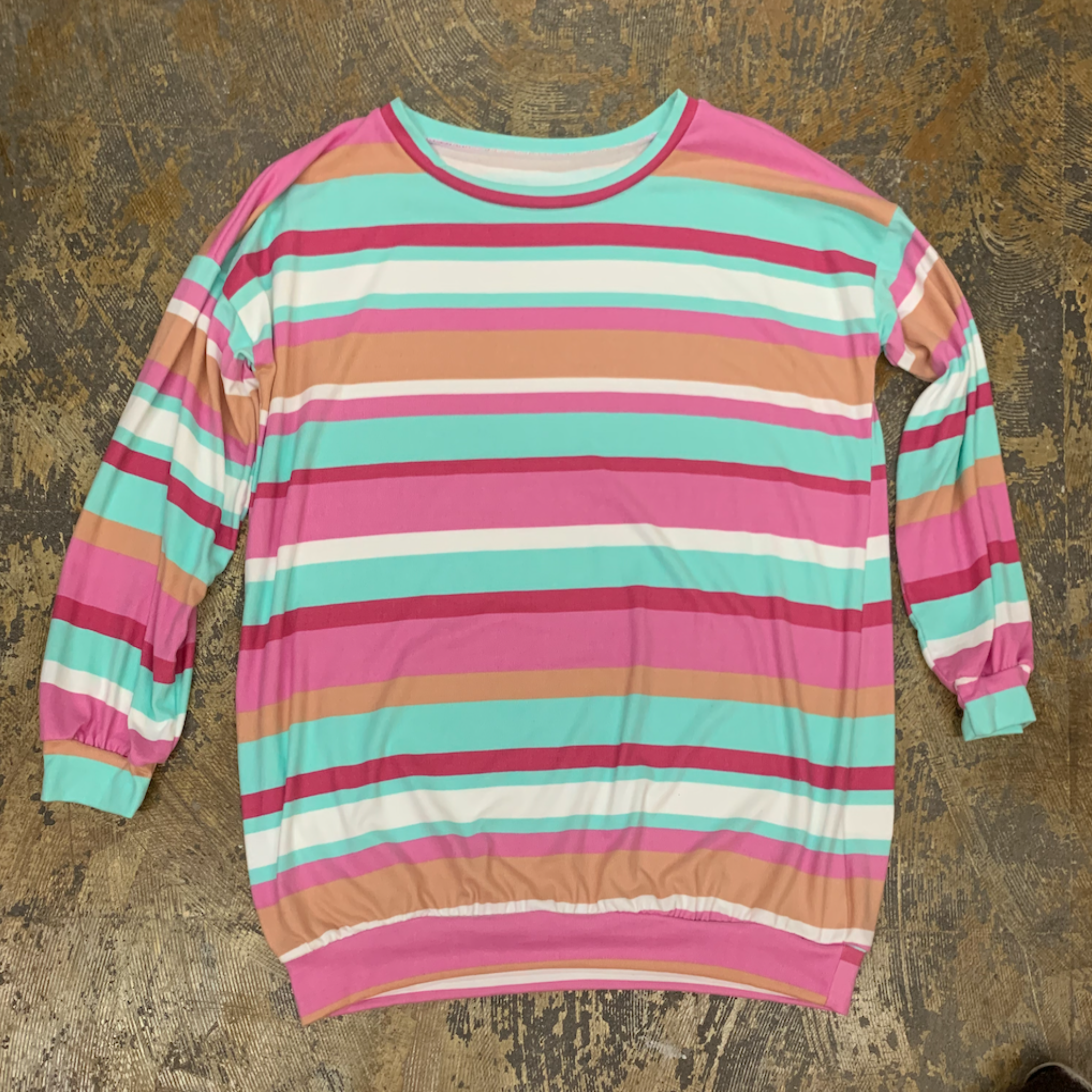 Long Sleeve Colorful Striped
