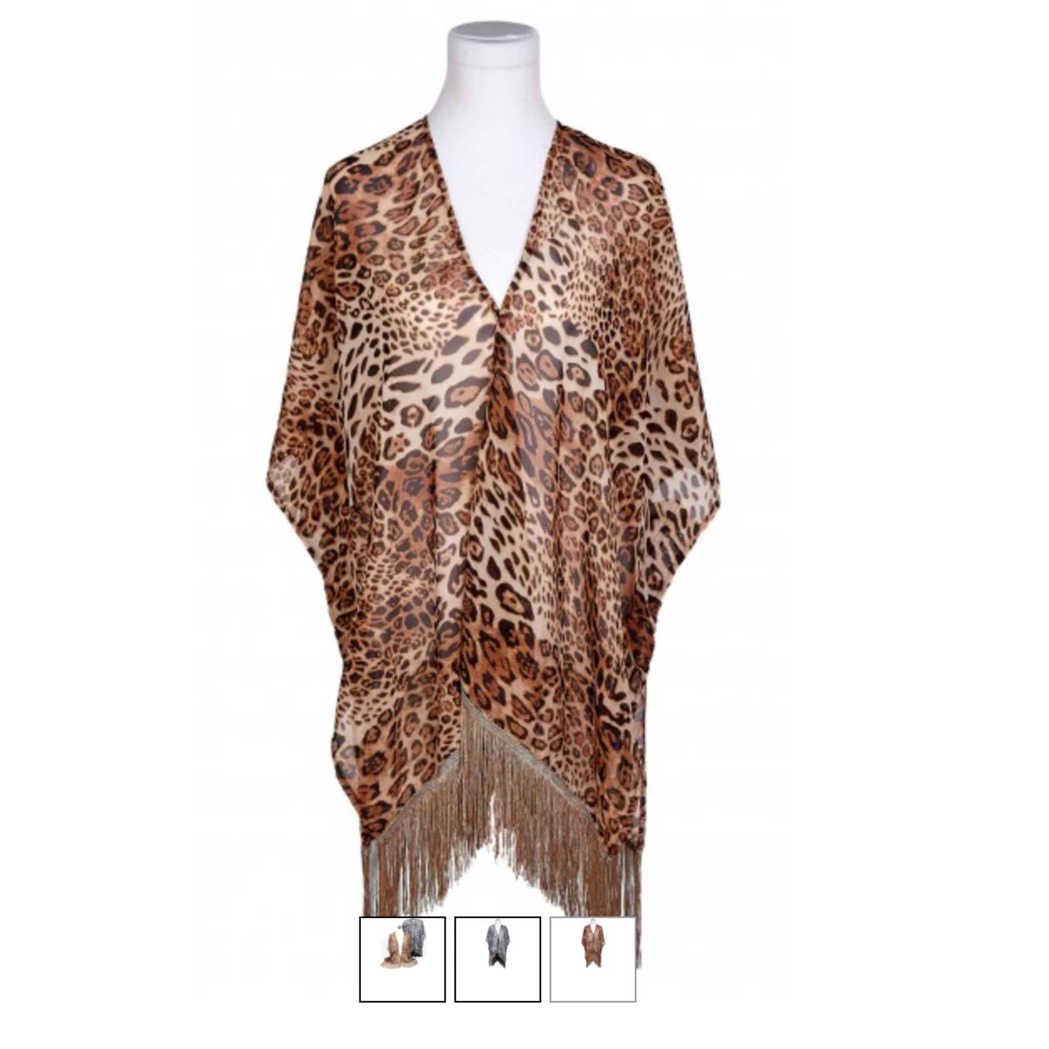 Leopard Kimono Tunic