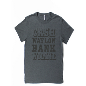 Cash Waylon Hank Willie Country Music