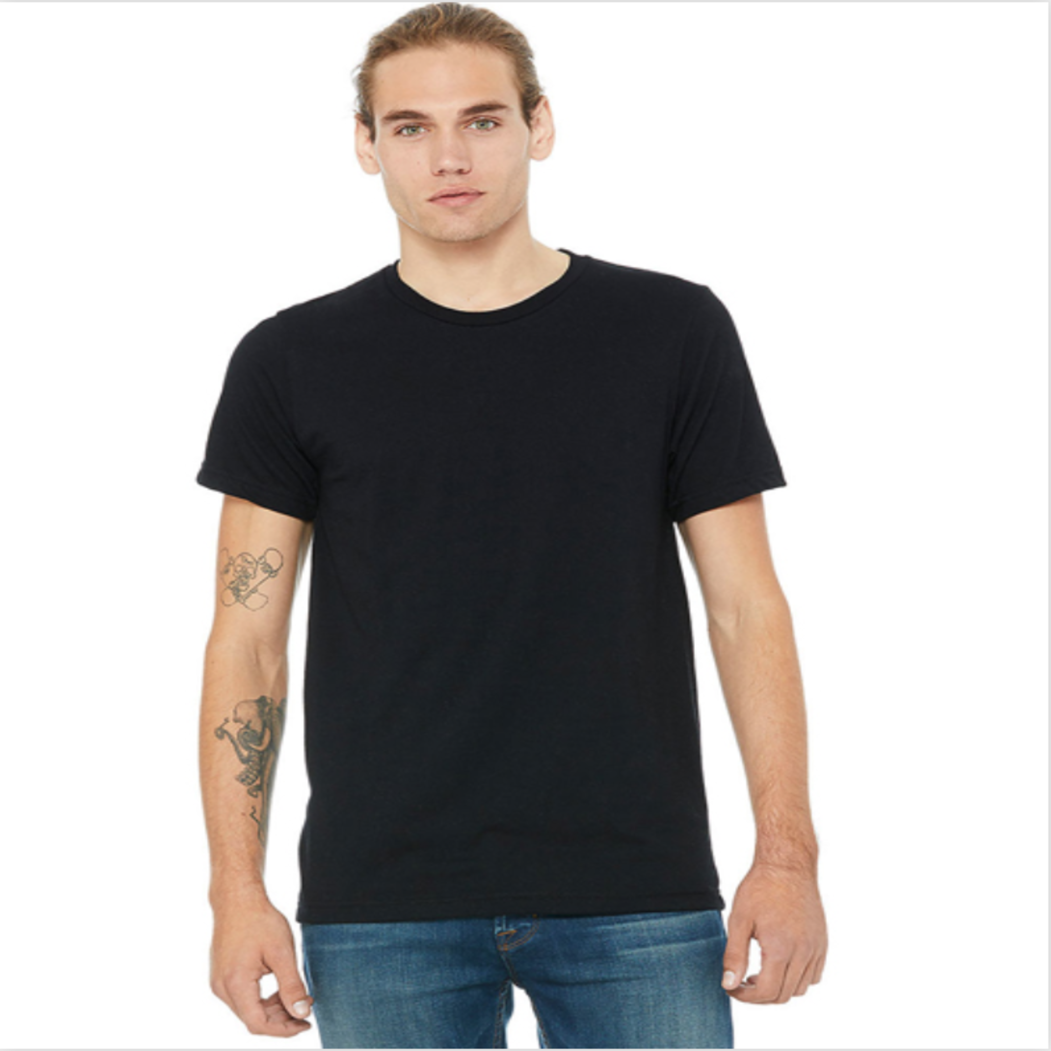 T-Shirt Solid Black Unisex