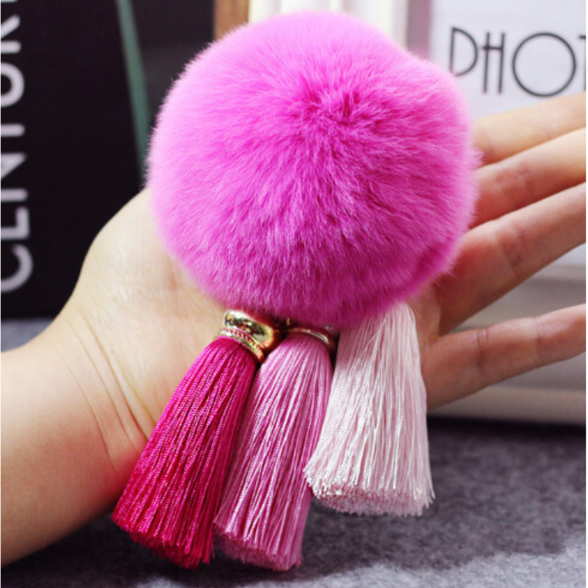 Tassel & Pom Pom Keychain Accessories