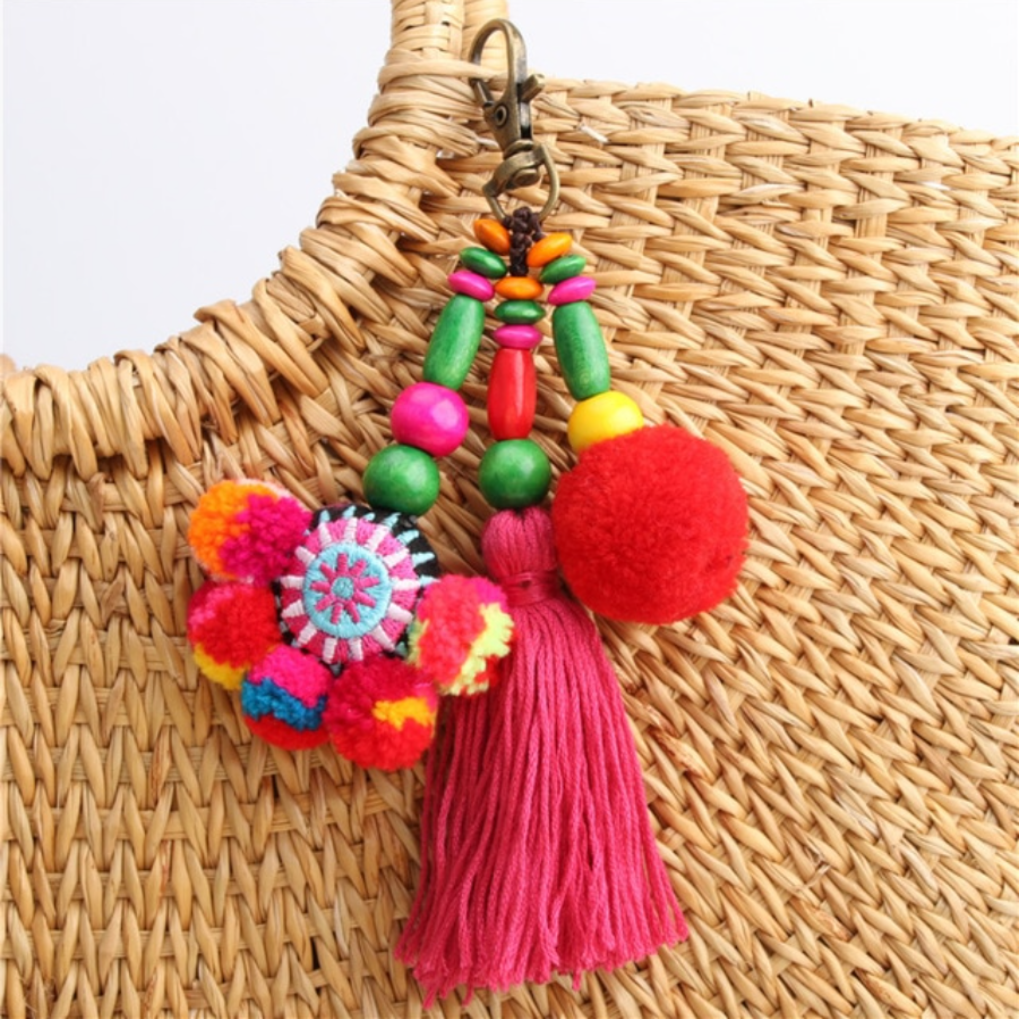 Tassel & Pom Pom Keychain Accessories