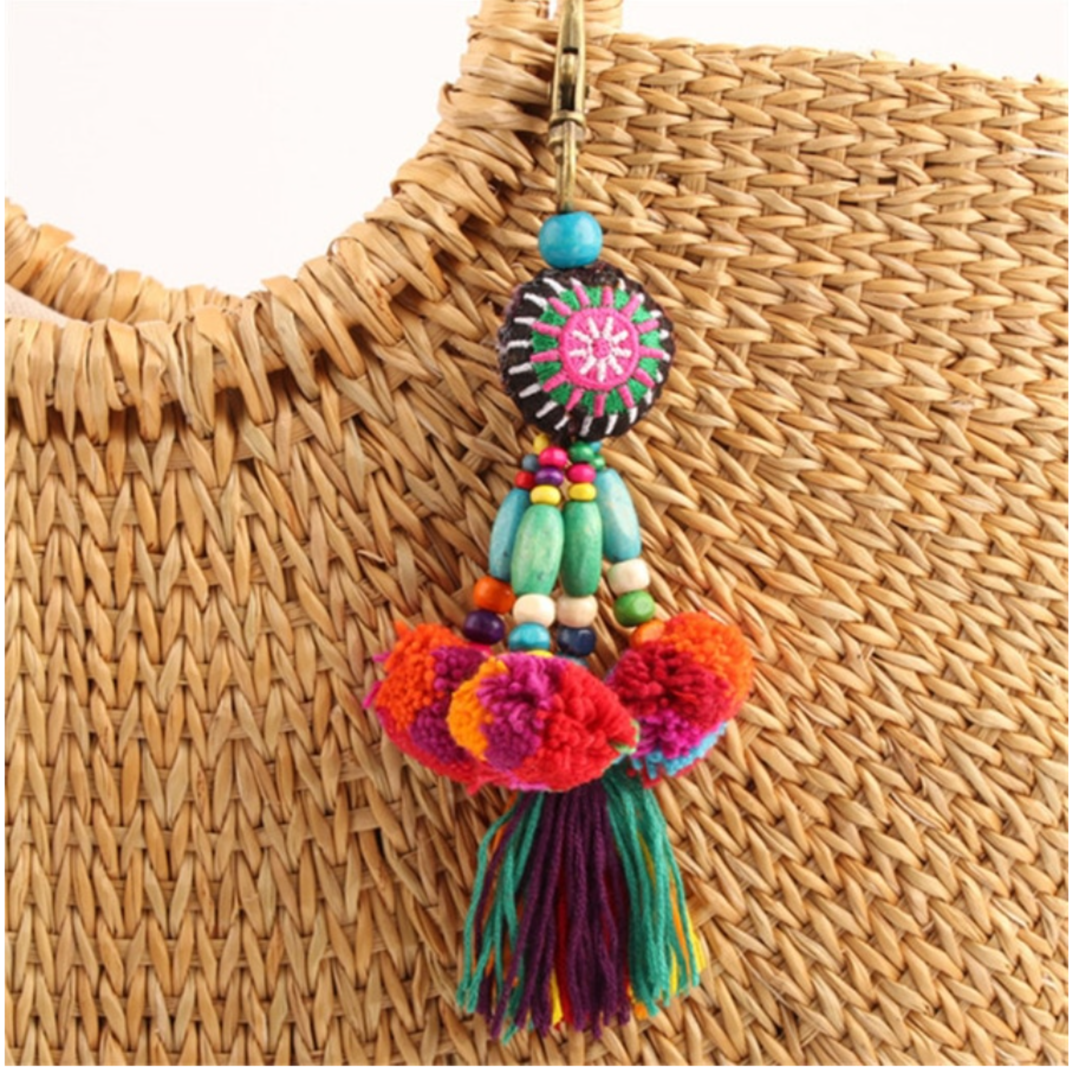 Tassel & Pom Pom Keychain Accessories