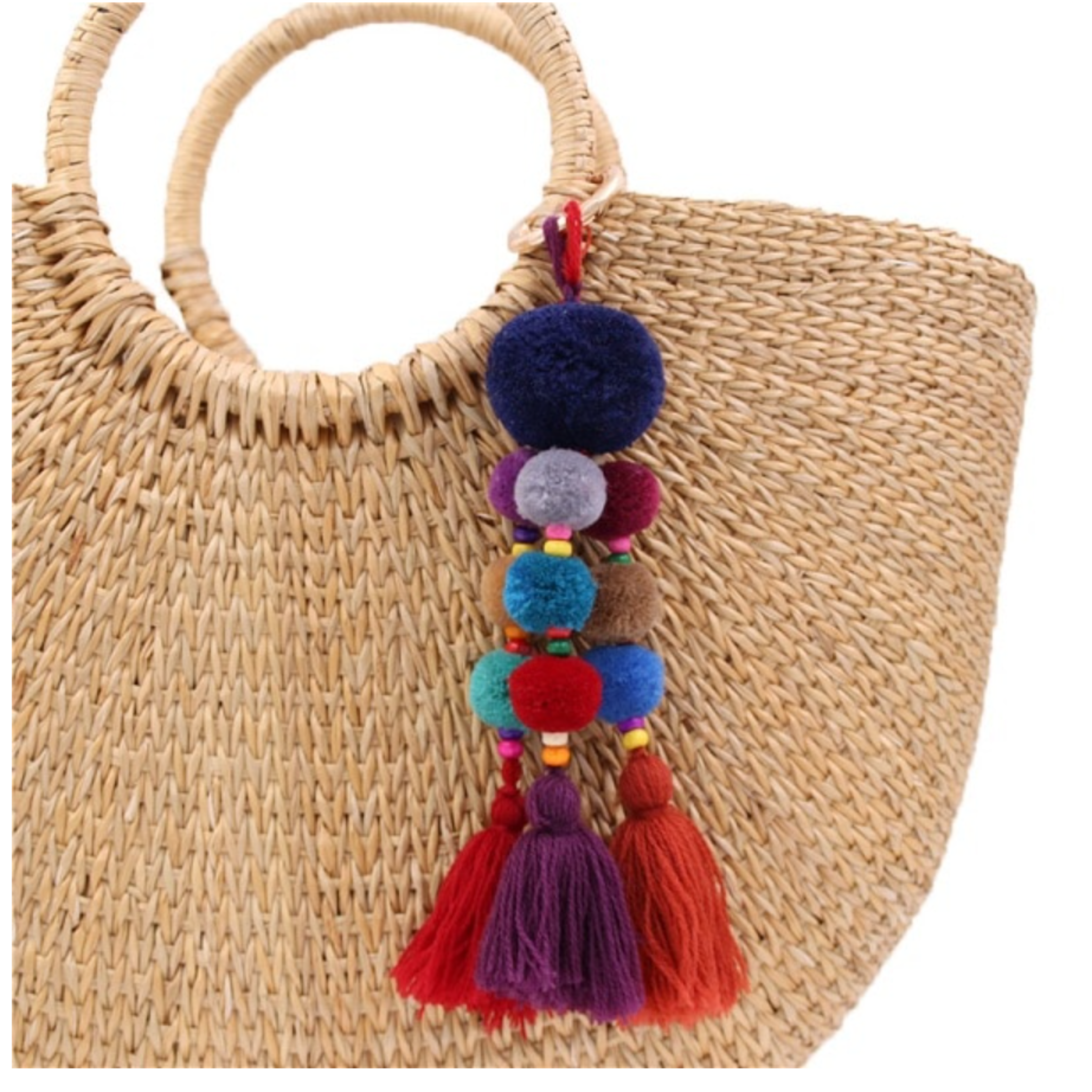 Tassel & Pom Pom Keychain Accessories