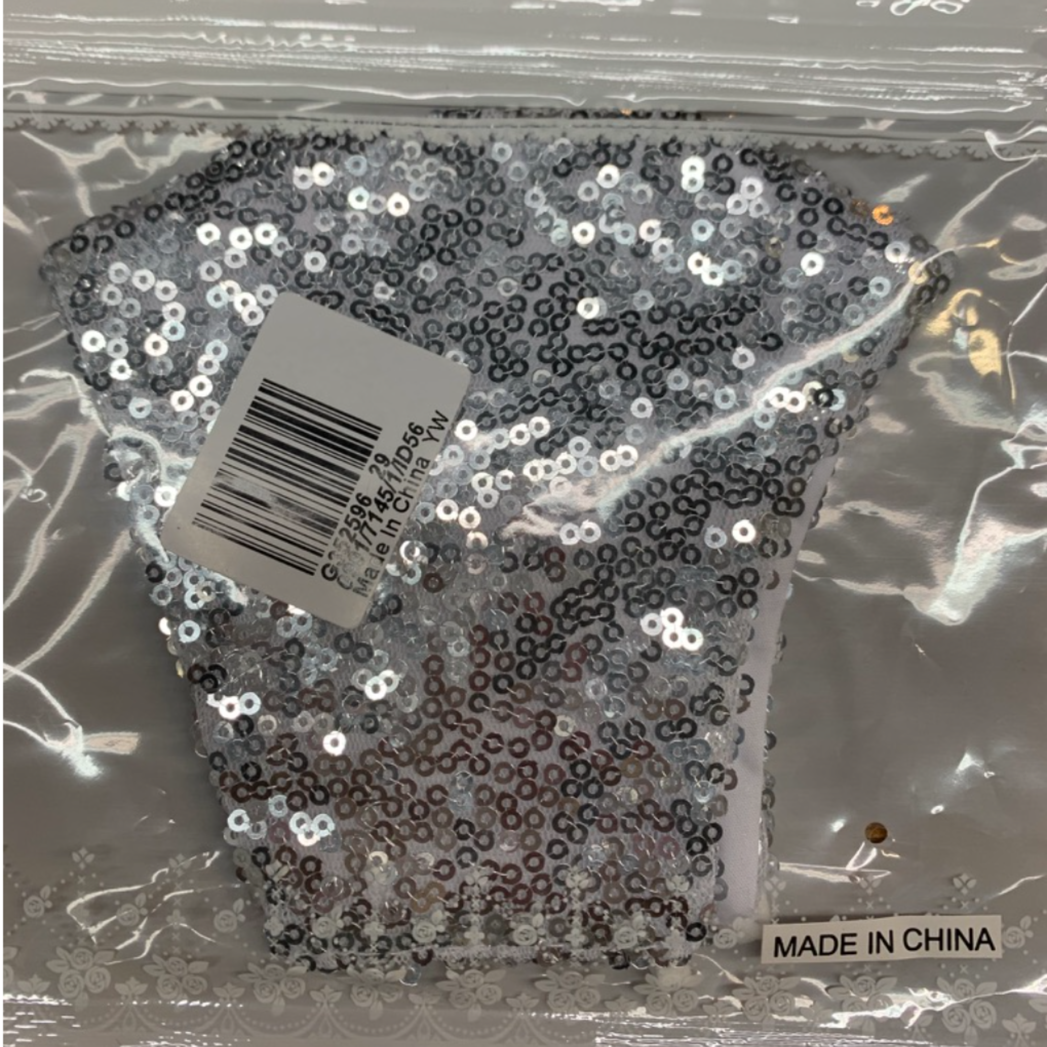 Face Mask Holographic Sequins