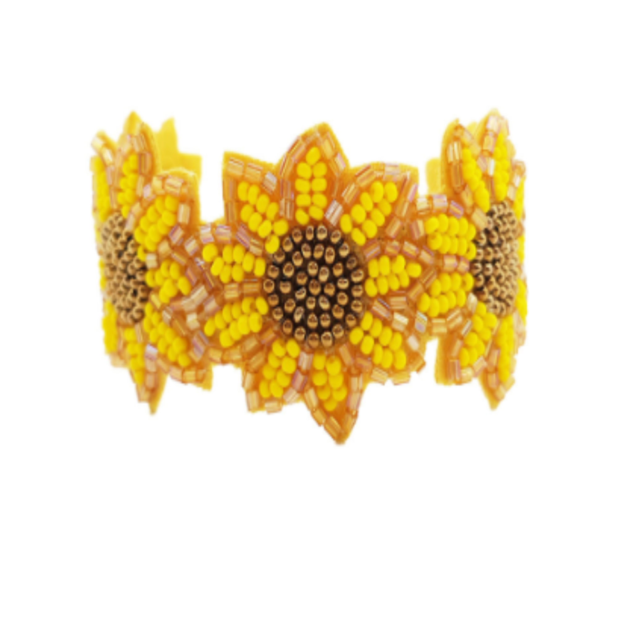 Beaded Sunflower Bracelets