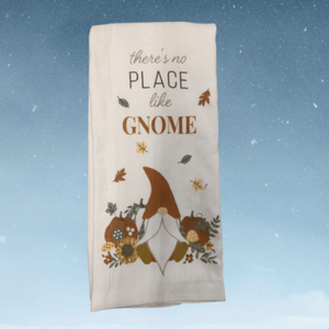 Gnome Fall Kitchen Dish Towel