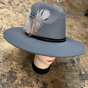 Fancy Fedoras with Feathers