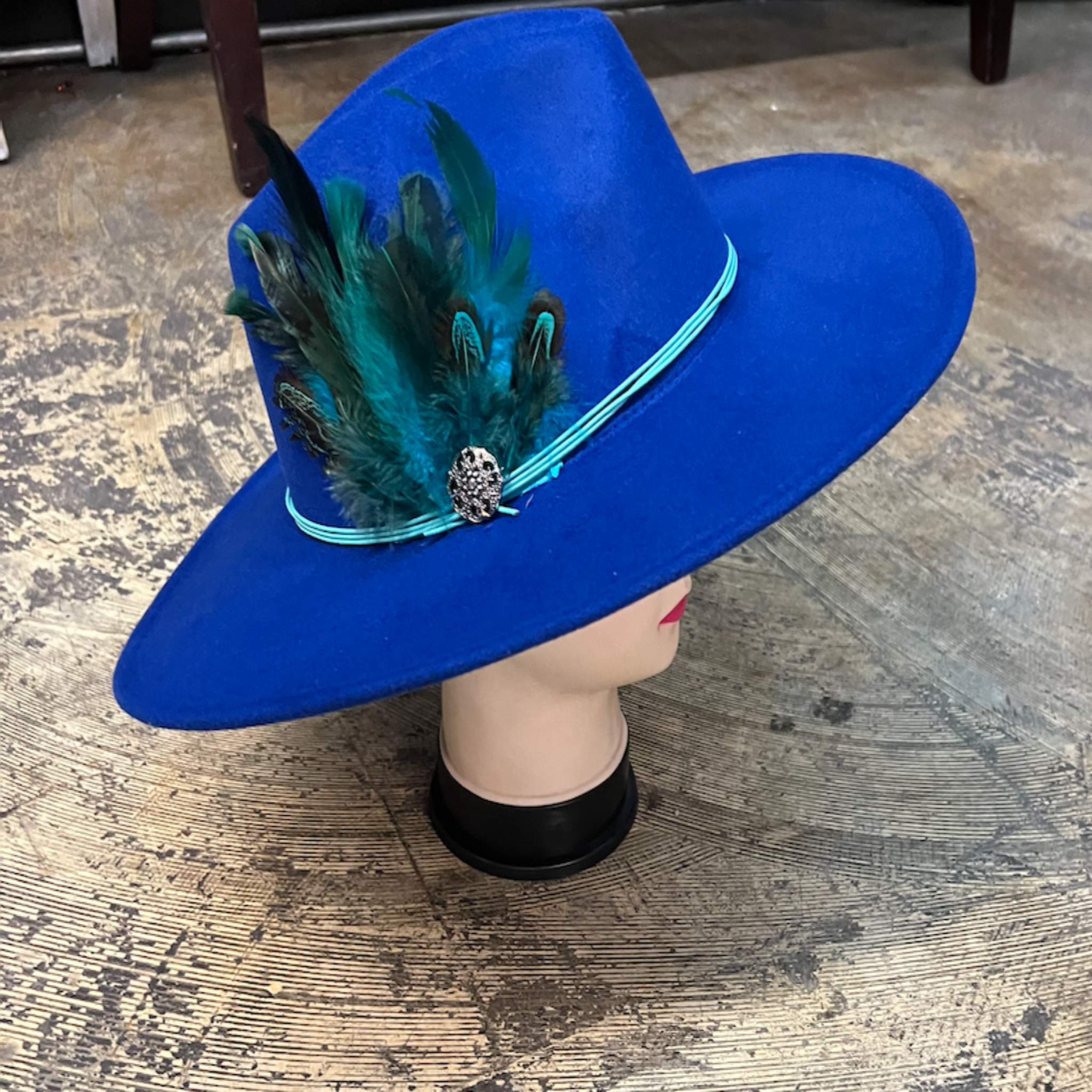 Fancy Fedoras with Feathers