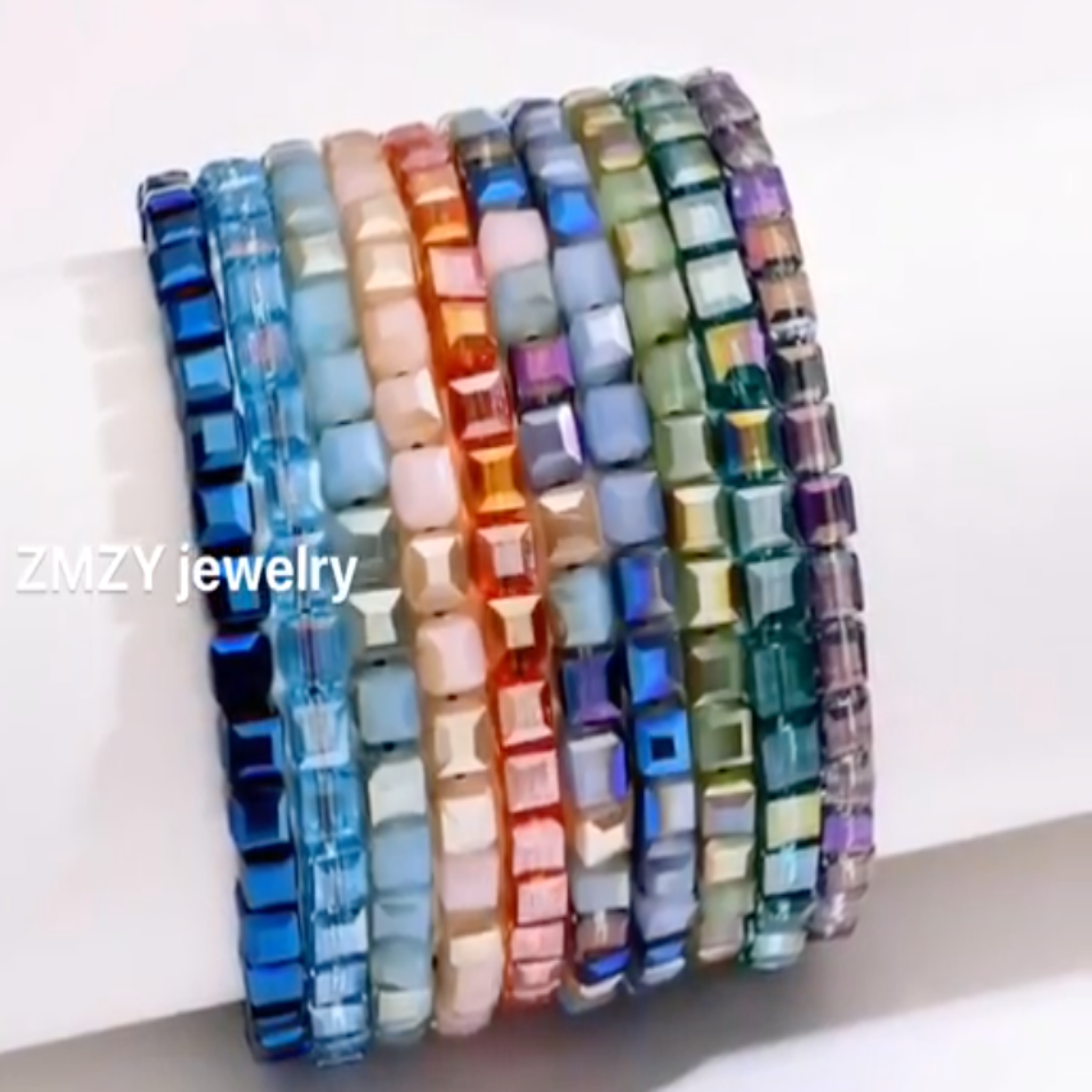 Glass Crystal Bracelets 4mm