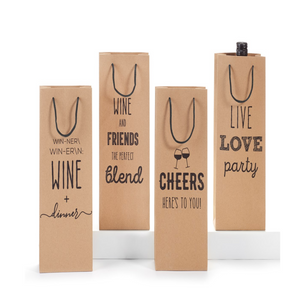 Paper Wine Gift Bags
