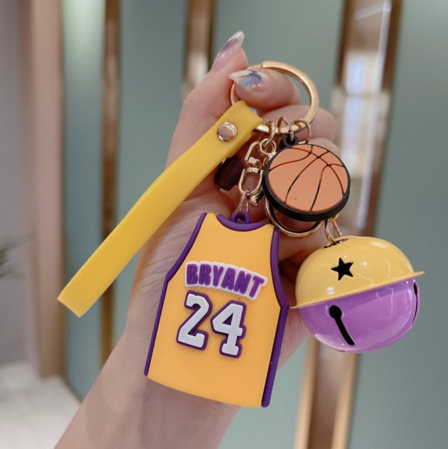 Basketball Jersey Keychain