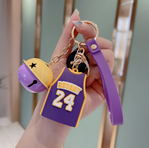 Basketball Jersey Keychain