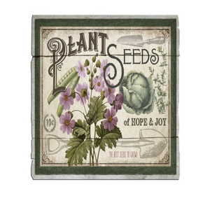 SEED PACKET LABEL SIGN