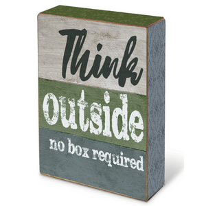 THINK OUTSIDE, NO BOX REQUIRED!