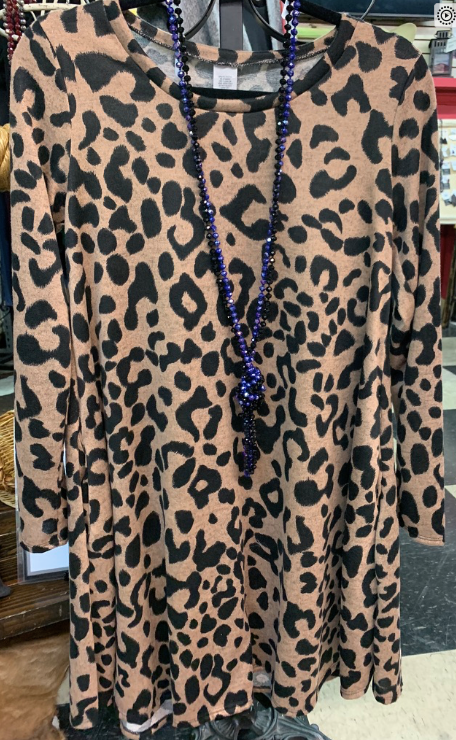 Cheetah Swing Dress