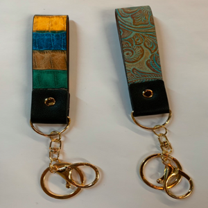 Key Ring Fob Leather