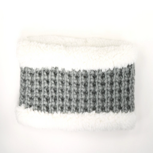 CC Headband Cable Knit Sherpa