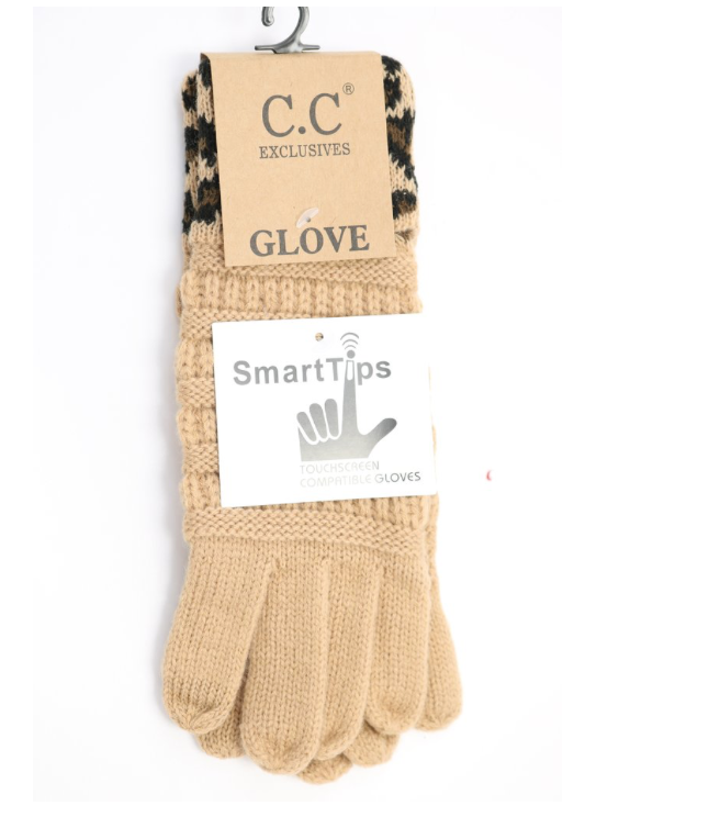 CC Gloves - Smart Touch Leopard