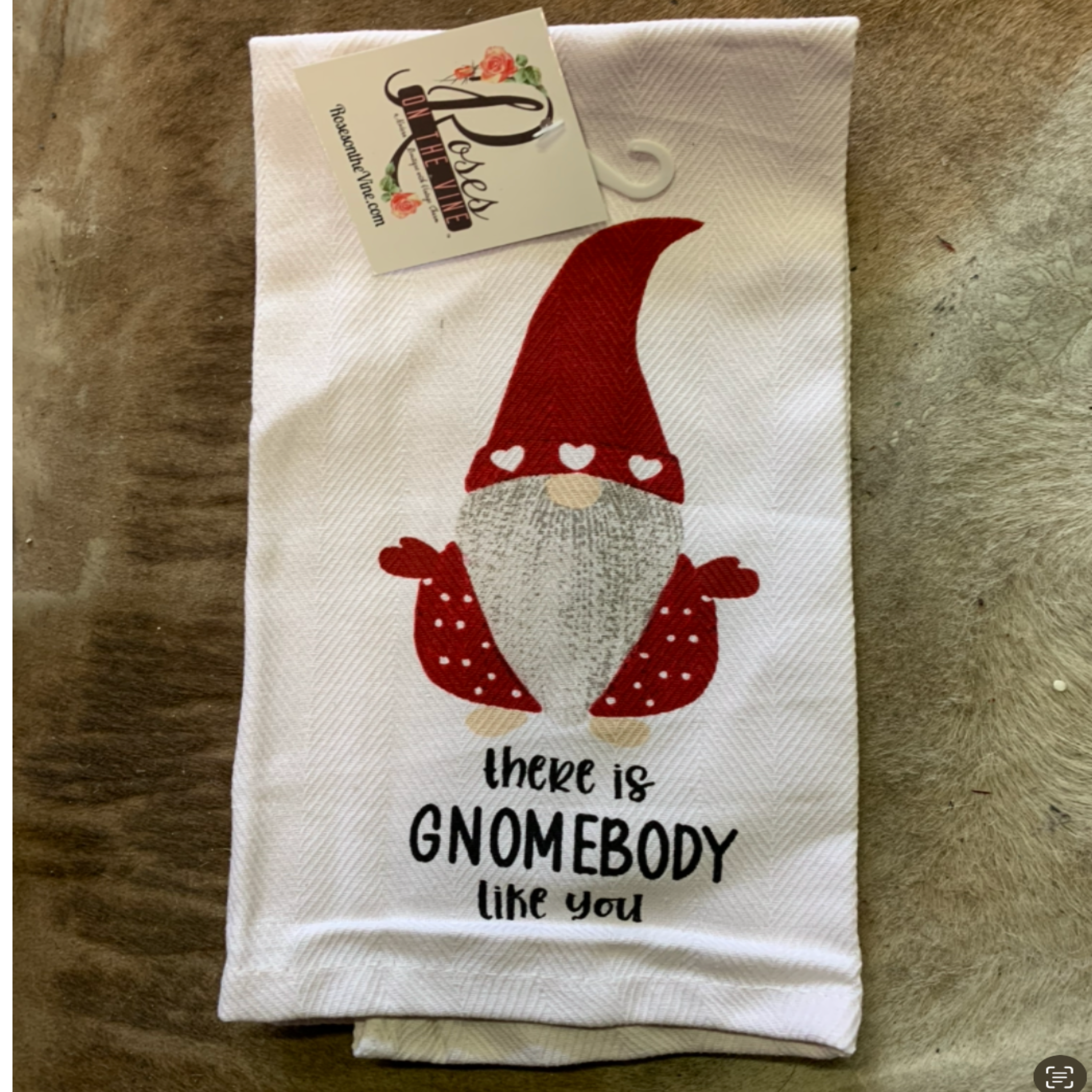 Valentine Gnome Kitchen Towels & Pot Holders