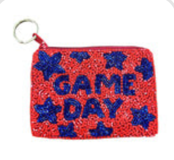 Beaded Game Day Football TJ