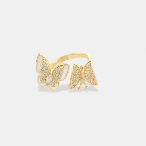 Adjustable Butterfly Rings