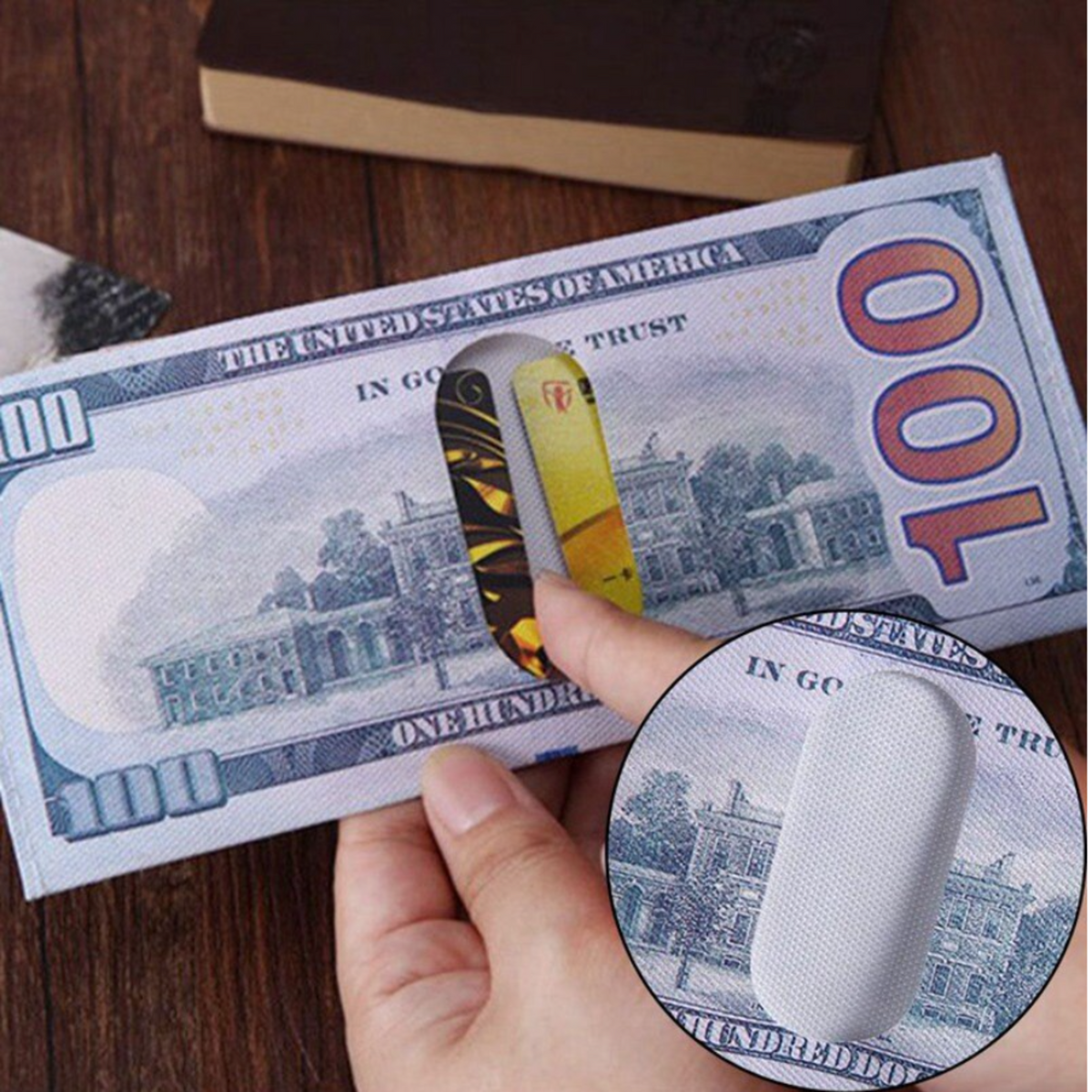Wallet 100 Dollar Bill – Roses on the Vine