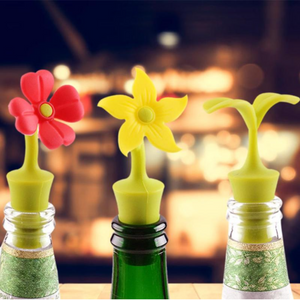 Wine Stopper Flower Shape Silicone