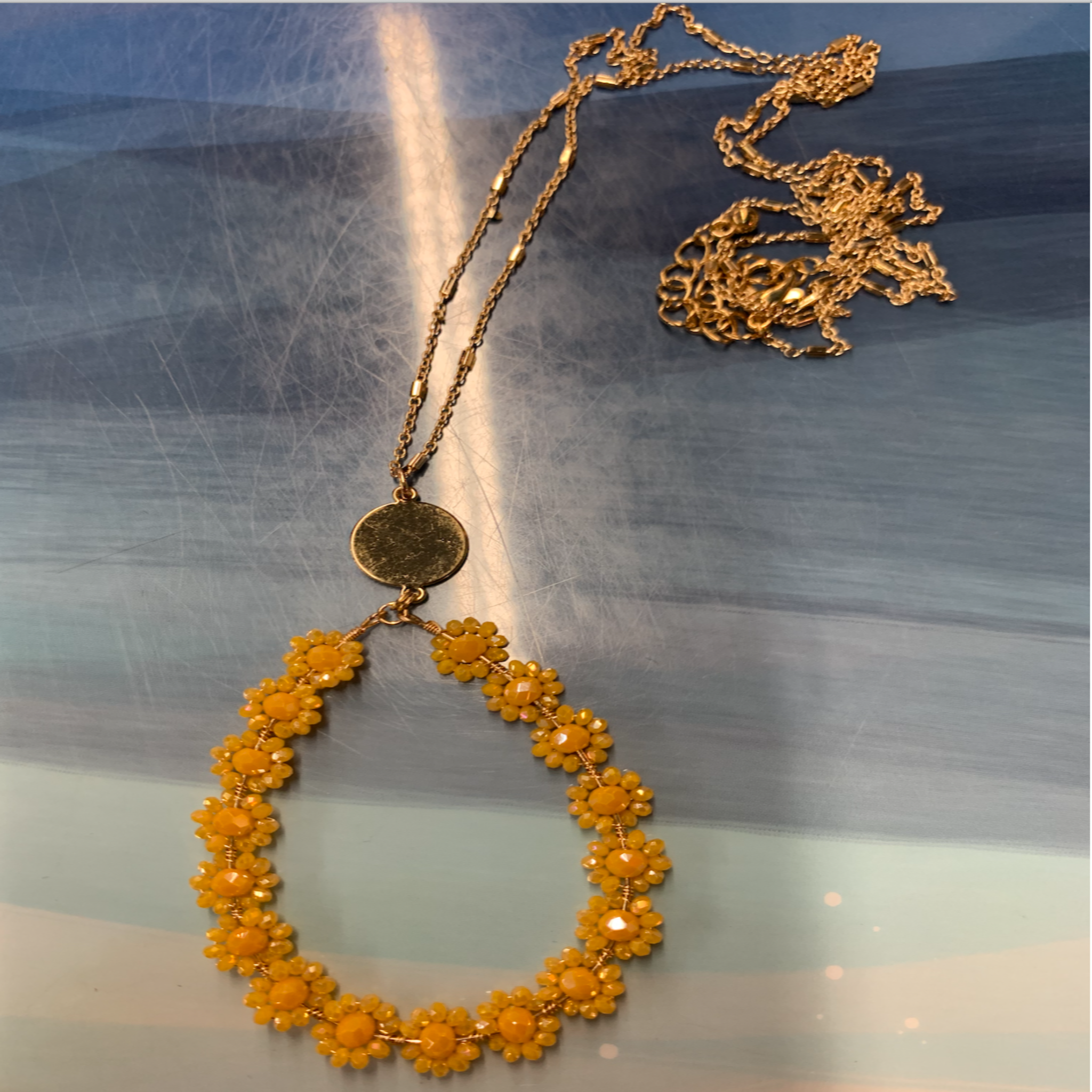 Dainty Flower Necklace & Earrings